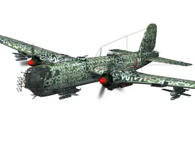 Heinkel He-177 A-5 - Greif - 6NJM 3D model