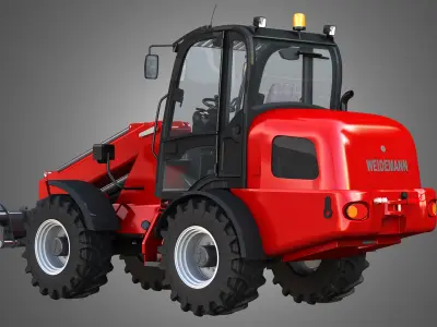 Weidemann 4070 - CX100 Telescopic Loader 3D model