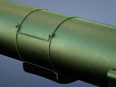 Guided Anti-tank Missile 3D model