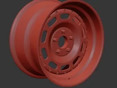 Rotiform BKK 2 piece wheel  3D model