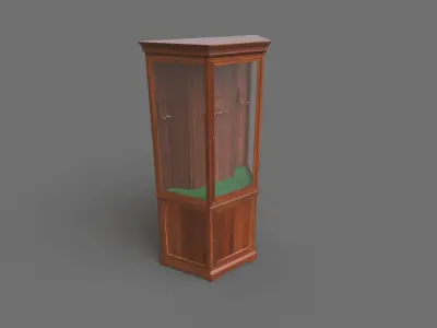 Gun Cabinet Free low-poly 3D model