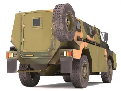 Bushmaster Protected Mobility Vehicle 3D model