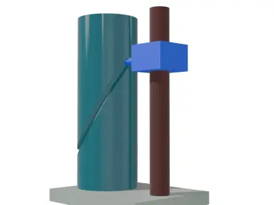 Cylindrical Cam 3D model