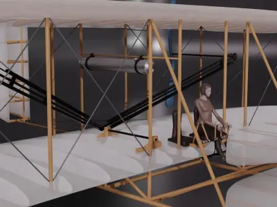 Flayer 3 Military for your game and animation Low-poly 3D model