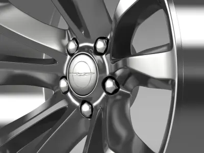 Chrysler 300C Platinum 2015 rim 3D model