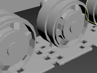 ISU-152 tank 3D model