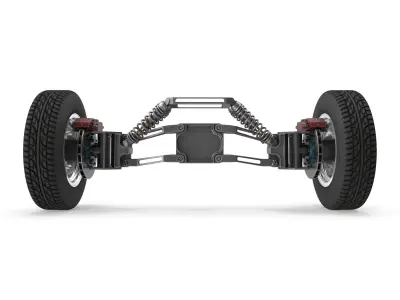 Suspension car 3D model
