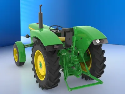 Tractor JOHN DEERE 820 920 1020 1120 Free 3D model