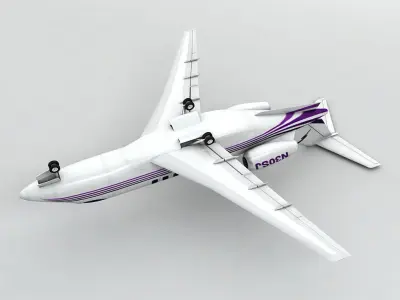 Sino Swearing SJ-30 Aircraft Low-poly 3D model