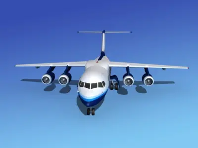 BAe 146-200 United Airlines 2 3D model