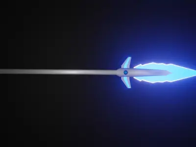 The Spear of Faith Low-poly Free low-poly 3D model