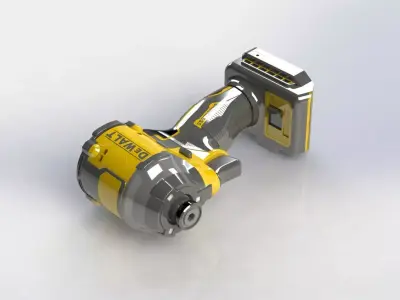 Parafusadeira Eletrica DeWalt Electric Screwdriver 3D model