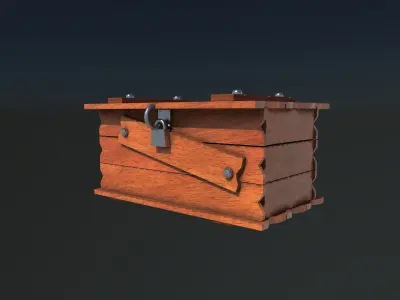 military walkie and create Low-poly 3D model