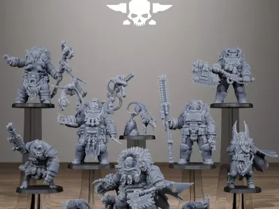 Techno Savages Vernaxers 3D print model