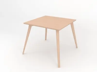 Karimoku New Standard Scout Table 90 Free 3D model
