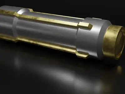 Coaxium Hyperfuel Container Low-poly 3D model