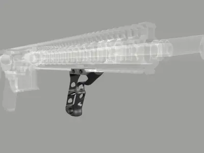 Fortis SHIFT Vertical Grip Low-poly 3D model purchase