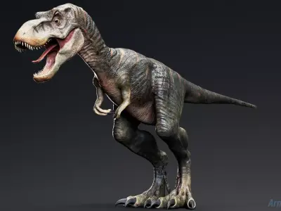 Dinosaur Baby Tyrannosaurus Rex - UNITY PROJECT Low-poly 3D model