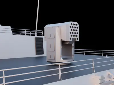 HHQ-10 Short Range Surface To Air Missile V1 Free 3D model