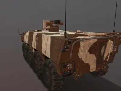 VBCI VPC Low-poly 3D model