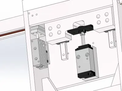 Belt conveyor and Sending Unit 3D model