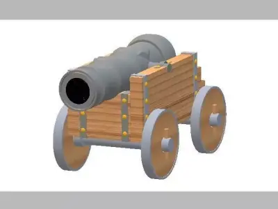 Medieval Canon 3D print model