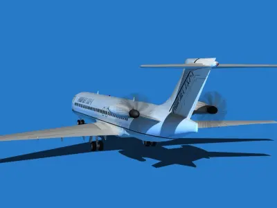 Boeing 7X7-1 Jet Fan V110 3D model