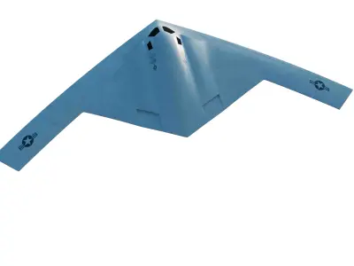 B 21 Raider Bomber Low-poly 3D model