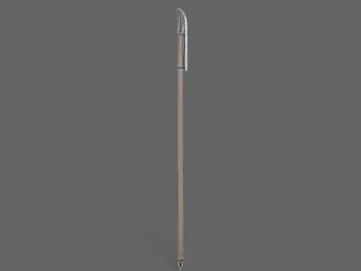 PBR Polearm V2b Low-poly 3D model