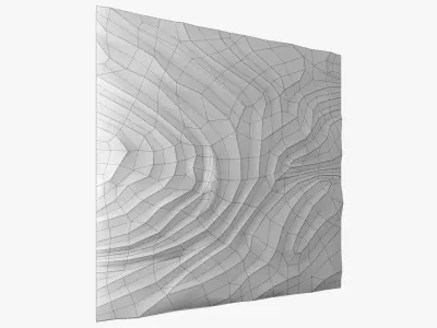 wave wall 6 3D model