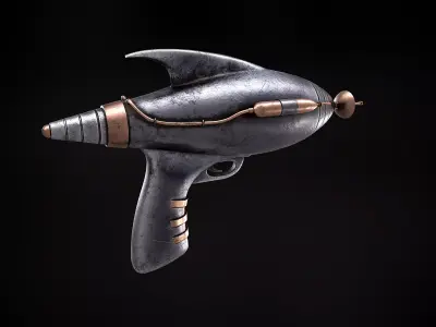 Scifi - GUN Low-poly 3D model