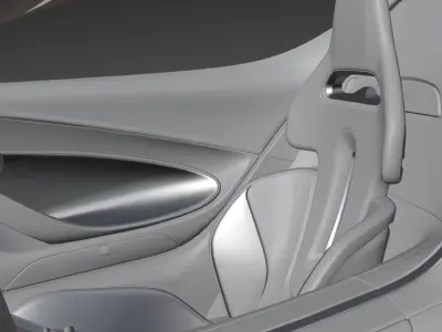 Bugatti Tourbillon 2024 - Fully Rigged Ready for Animation Free 3D model