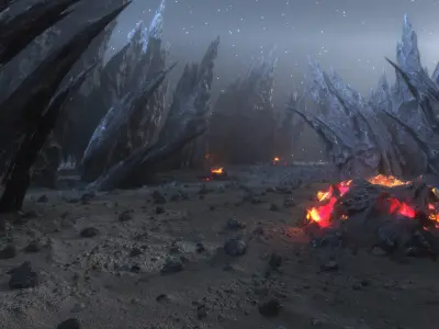 Dark Planet HD 3D model