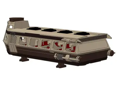 HFY-3920 Shuttle Ferry 3D print model