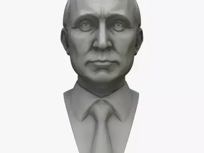 3D Vladimir Putin Bust Ready To Print 3D print model