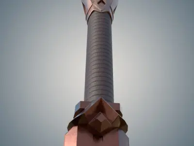 BALIN MACE SWORD 3D model