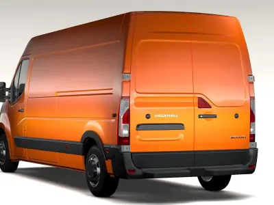 Vauxhall Movano L3H2 Van 2016 3D model