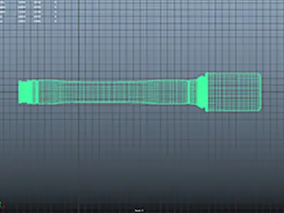 German Handgrenade WW2 Low-poly 3D model