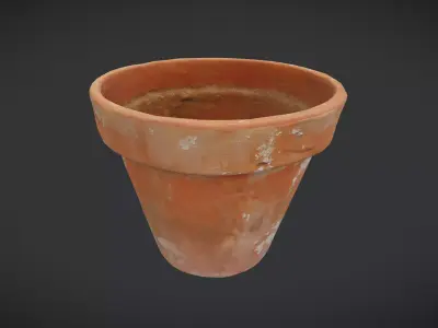 Terracotta Pot 2 Free low-poly 3D model