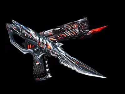 Desert Eagle Born Beast Free 3D model