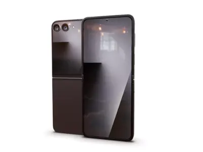 Samsung Galaxy Z Flip7 Jet Black 3D model