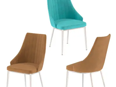 Table Panja and Chair Baraka Free 3D model