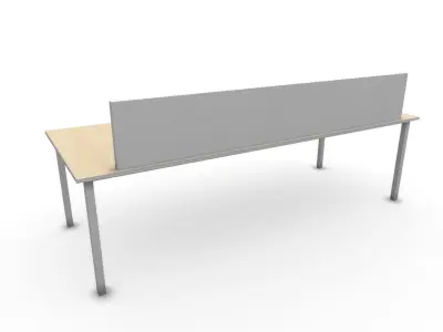 Office Desk SHC Quick Office LM Low-poly 3D model