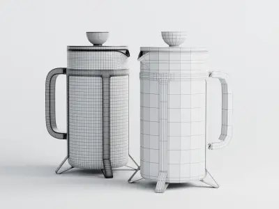 Hario French Press 3D model
