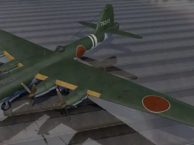 Kawasaki Ki-91 3D model
