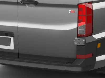 VW Crafter II 2017 L1H2 Bus 3D model