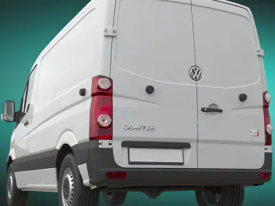 VW CrafterVan 2011 L1H1 3D model