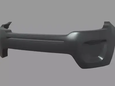 Front Bumper Range Rover Evoque Low-poly 3D model