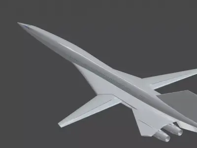 boing2707 3D print model