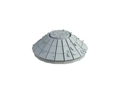 Sci Fi Object No 3127 Low Poly Low-poly 3D model